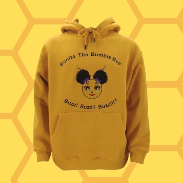 Bonita The Bumble Bee Adult Embroidered Sweatshirt