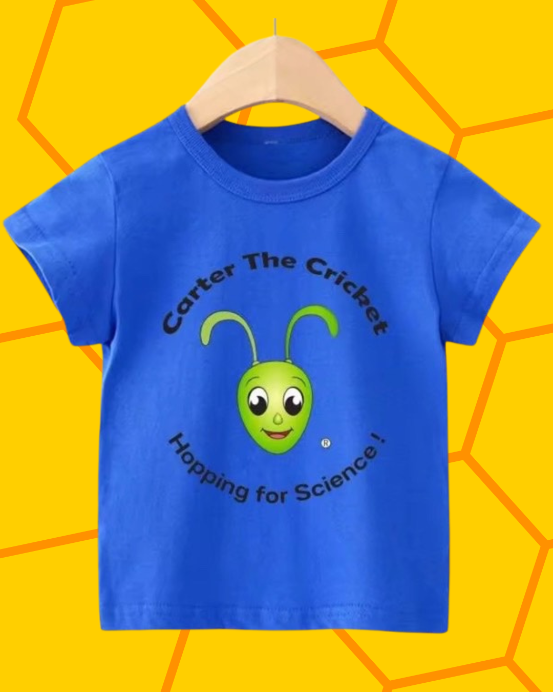 Carter the Cricket Blue T-Shirt
