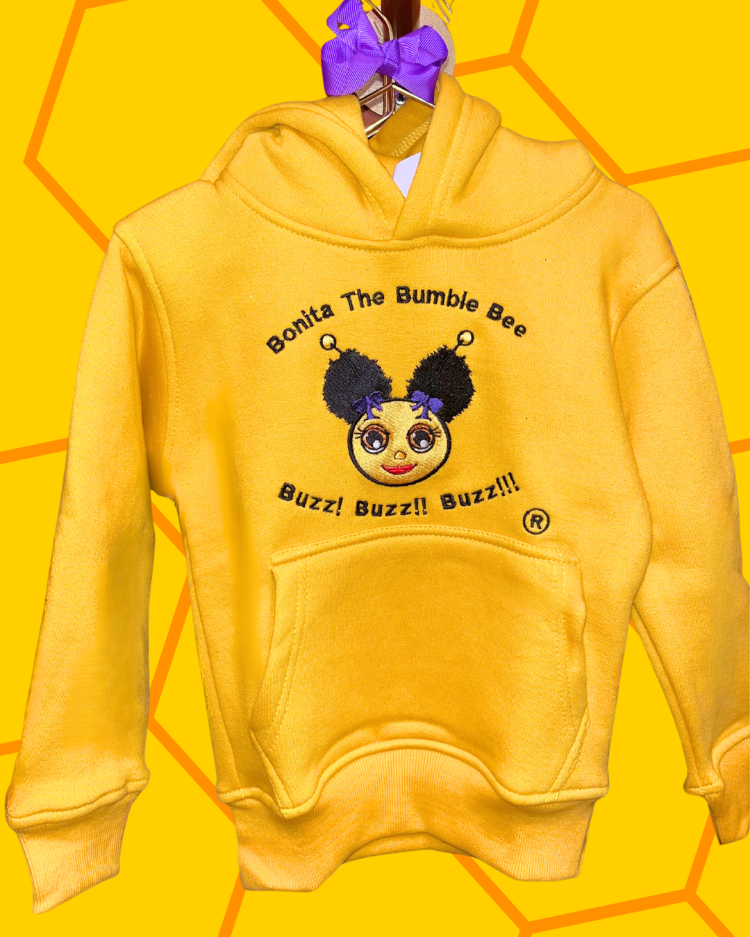 Bonita The Bumble Bee Children's Embroidered Sweatshirt